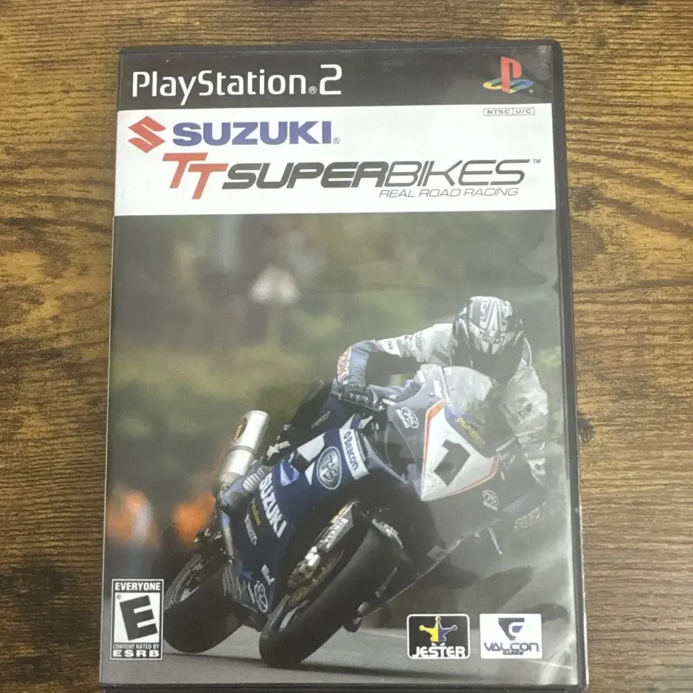 SUZUKI TT SUPERBIKES: REAL ROAD RACING PS2 GAME COMPLETE CIB TESTED